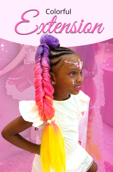 Colorful Hair Extension Add-on