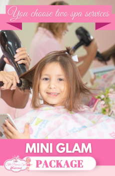 Mini Glam Haircut at Little Princess Spa