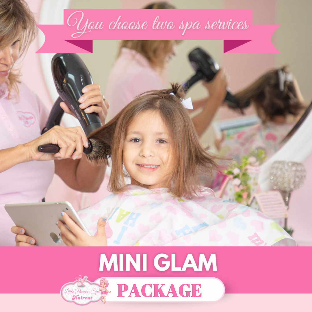 Mini Glam Haircut at Little Princess Spa